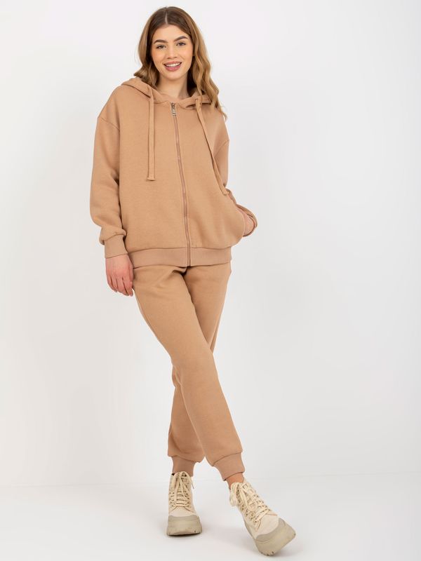 Fashionhunters Women's tracksuit - brown