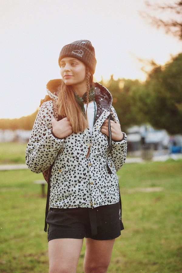 Femi Stories Femi Stories Woman's Jacket Brenda Gentle Leopard