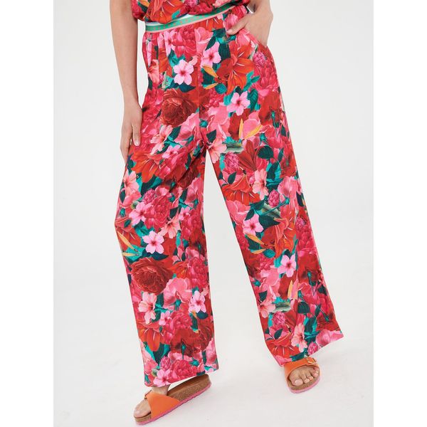 Femi Stories Femi Stories Woman's Trousers Olo Mexican Roses