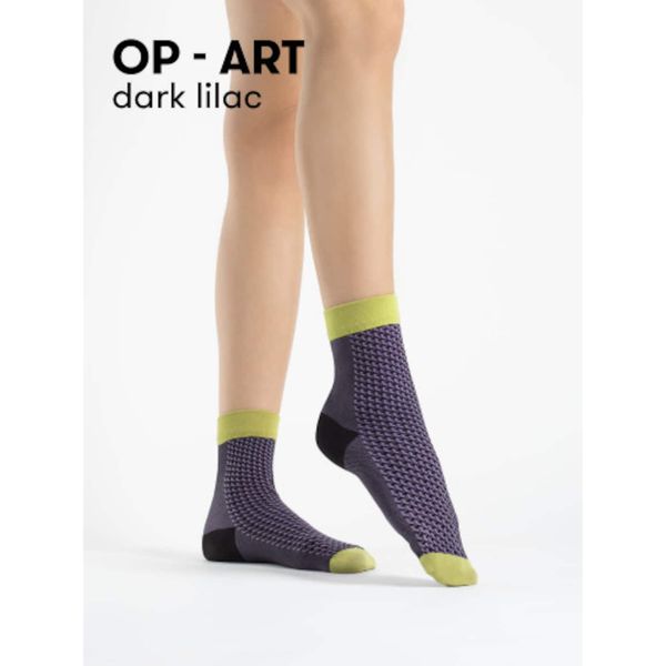 Fiore Fiore Woman's Socks Op-Art