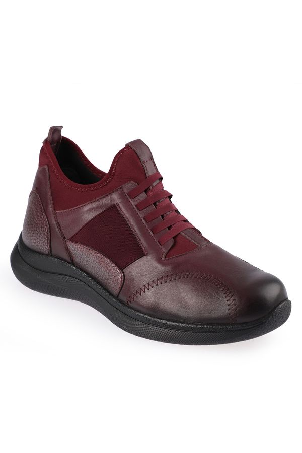 Forelli Forelli Ankle Boots - Burgundy - Flat