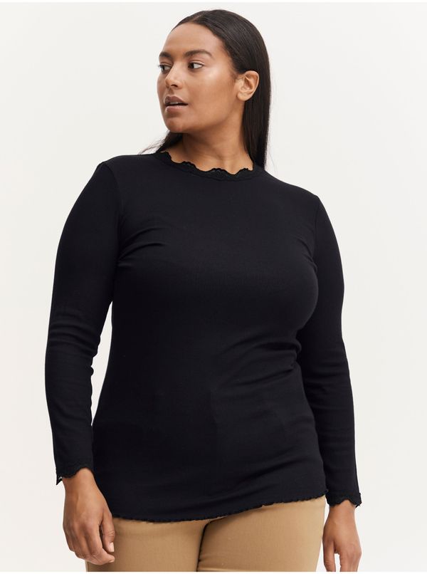 Fransa Black Long Sleeve T-Shirt Fransa - Women