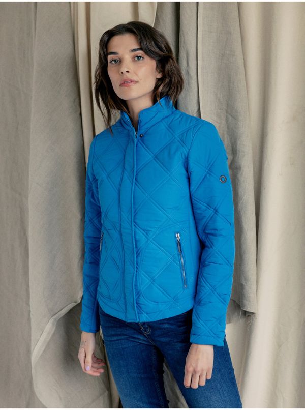 Fransa Blue Ladies Quilted Jacket Fransa - Women