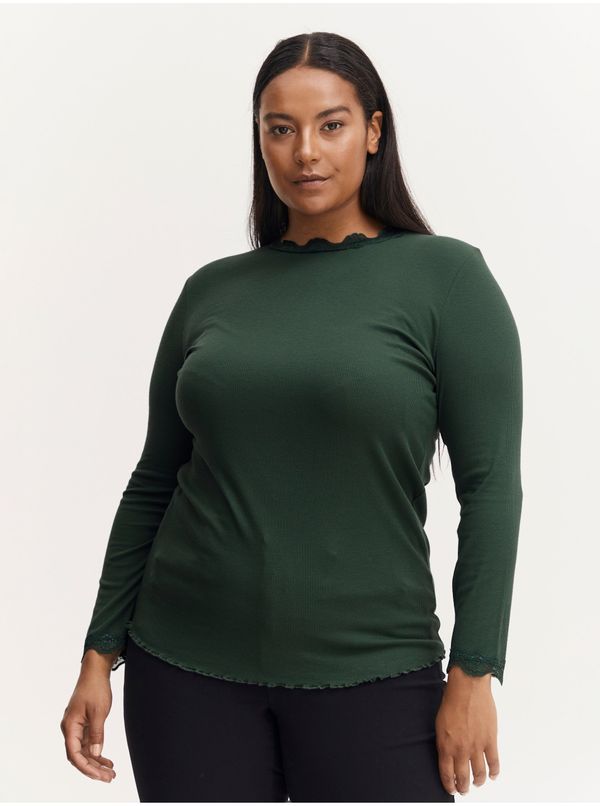 Fransa Green Long Sleeve T-Shirt Fransa - Women