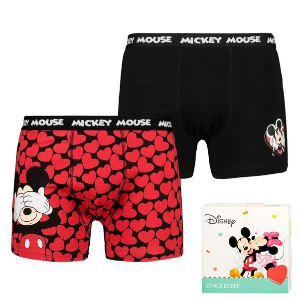 Frogies Men's boxer shorts Mickey Love 2P Gift Box - Frogies