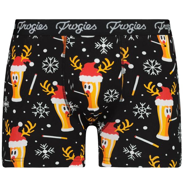 Frogies Men's boxers Smoke beer black Frogies Christmas
