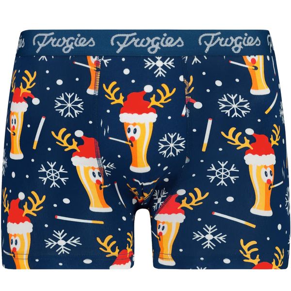 Frogies Men's boxers Smoke beer navy Frogies Christmas