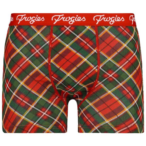 Frogies Men's boxers Tartan Frogies Christmas