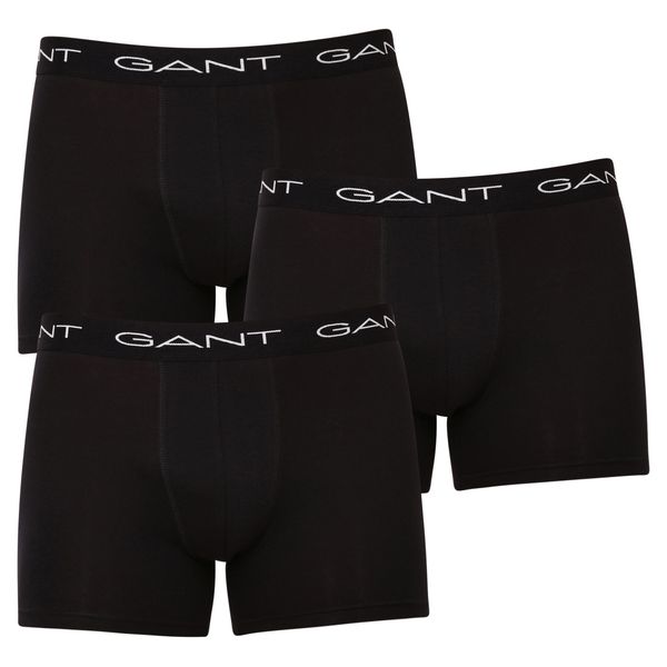 Gant 3PACK pánské boxerky Gant černé (900003004-5)