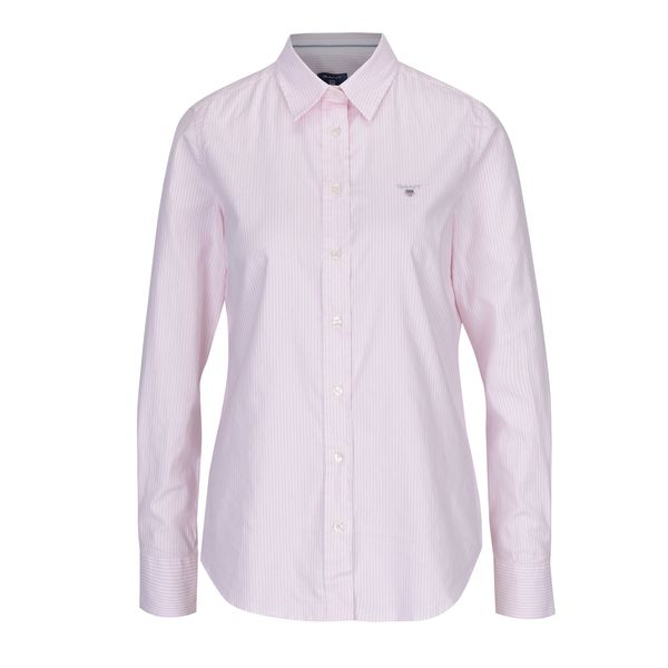 Gant White-Pink Women's Striped Shirt GANT - Women
