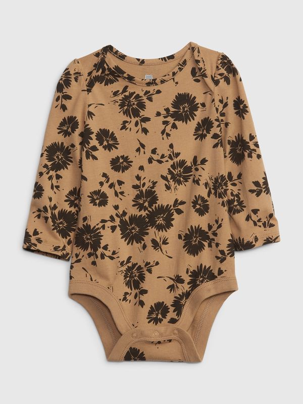 GAP GAP Baby body organic floral long sleeve - Girls