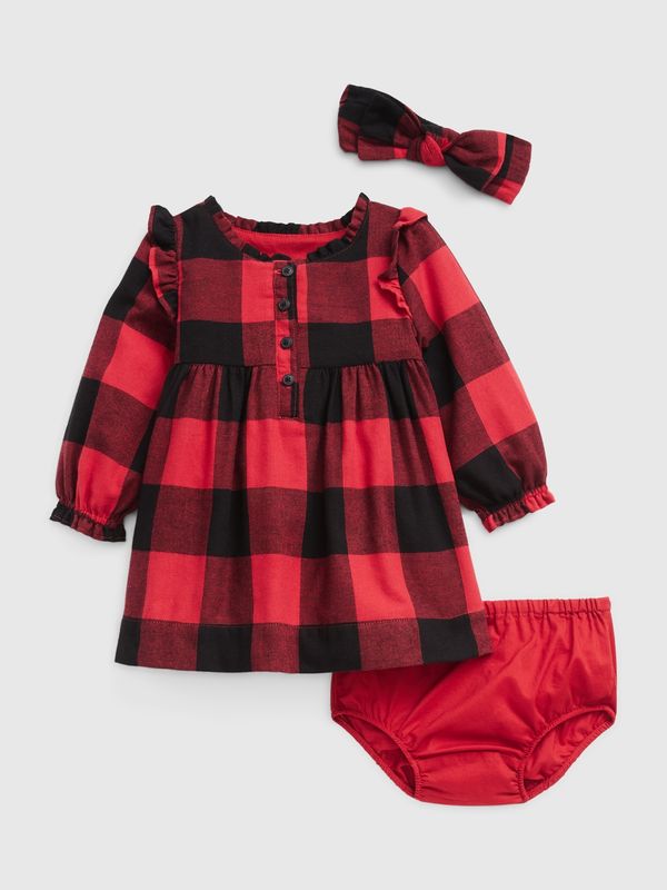 GAP GAP Baby Checkered Dress Set - Girls