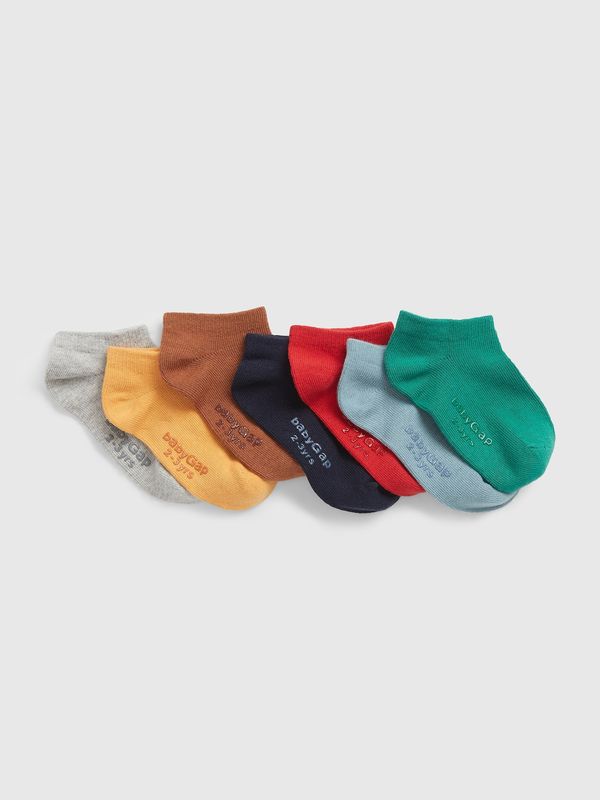 GAP GAP Baby Low Socks, 7 Pairs - Boys