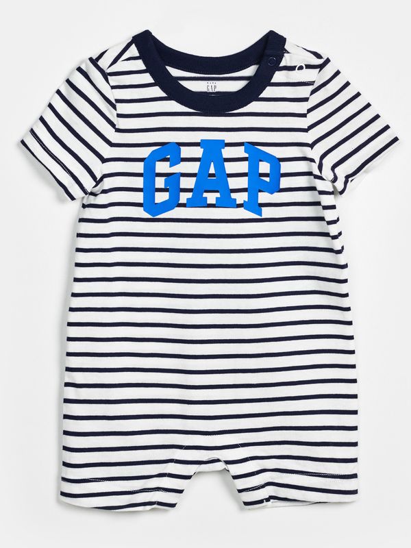 GAP GAP Baby striped overall logo - Boys