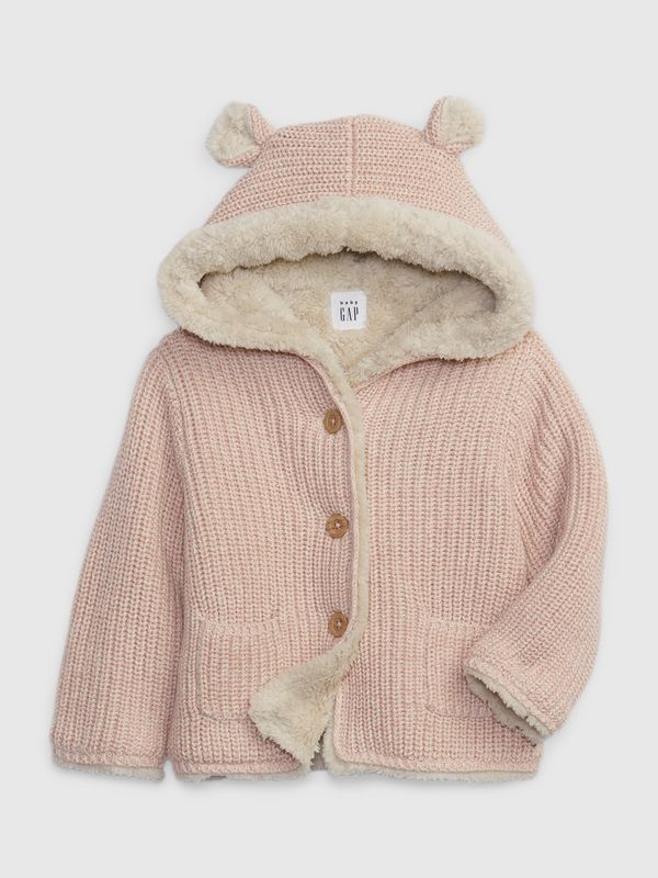 GAP GAP Baby sweater sherpa bear - Girls