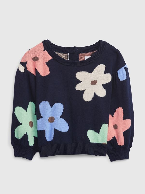 GAP GAP Baby sweater with flowers - Girls