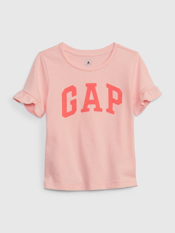 GAP GAP Children's T-shirt with logo and ruffles - Girls