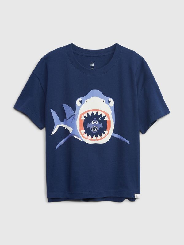 GAP GAP Children's T-shirt with shark print - Boys