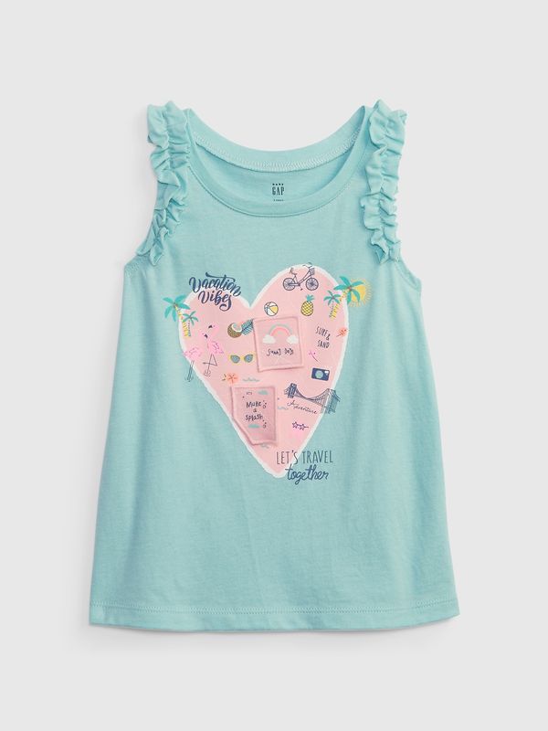 GAP GAP Children's tank top with heart print - Girls