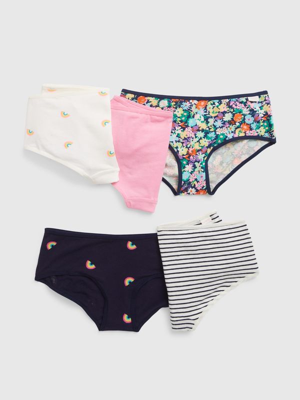 GAP GAP Children's Underpants, 5 Pairs - Girls