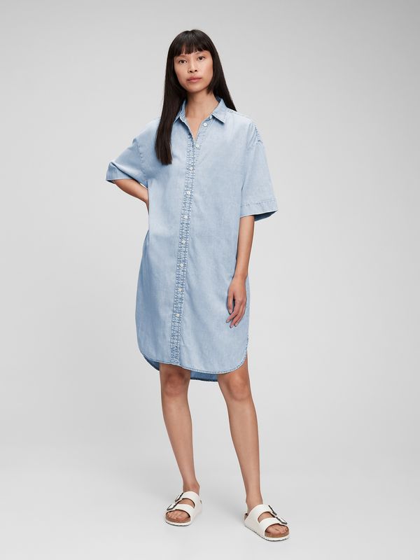 GAP GAP Denim Shirt Dress Washwell - Women