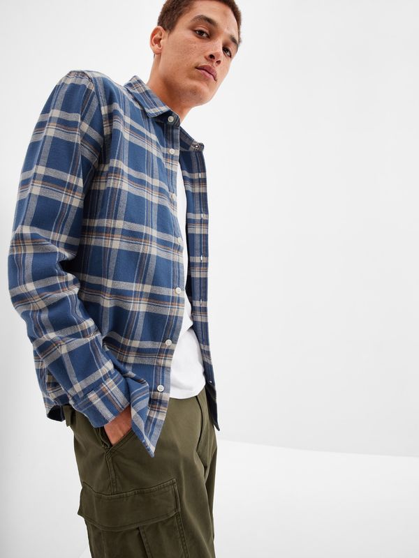 GAP GAP Flannel plaid shirt organic - Men