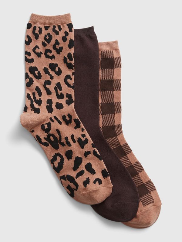 GAP GAP High patterned socks, 3 pairs - Women