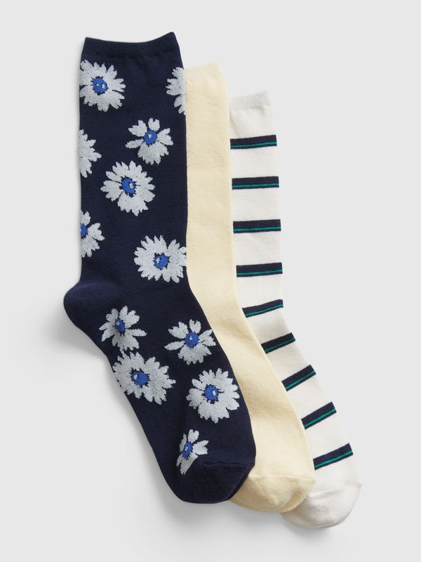 GAP GAP High socks crew, 3 pairs - Women