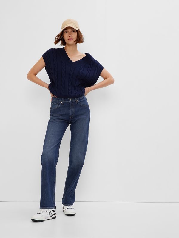 GAP GAP Jeans mid rise '90s loose organic Washwell - Women