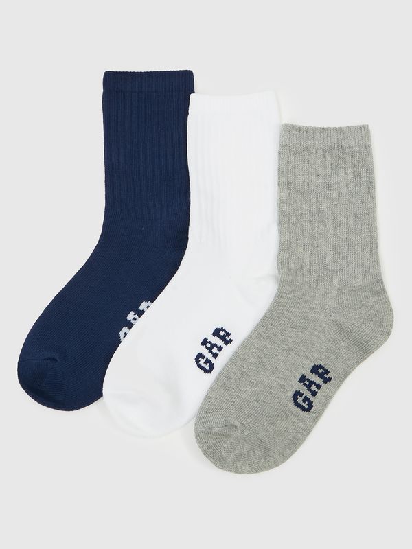 GAP GAP Kids Basketball Socks, 3pcs - Boys