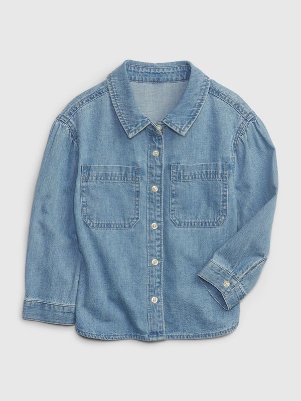 GAP GAP Kids Denim Shirt Washwell - Girls