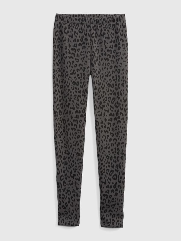 GAP GAP Kids fleece leggings leopard - Girls