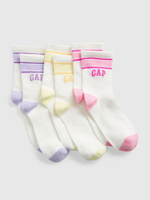 GAP GAP Kids High Socks, 3 Pairs - Girls