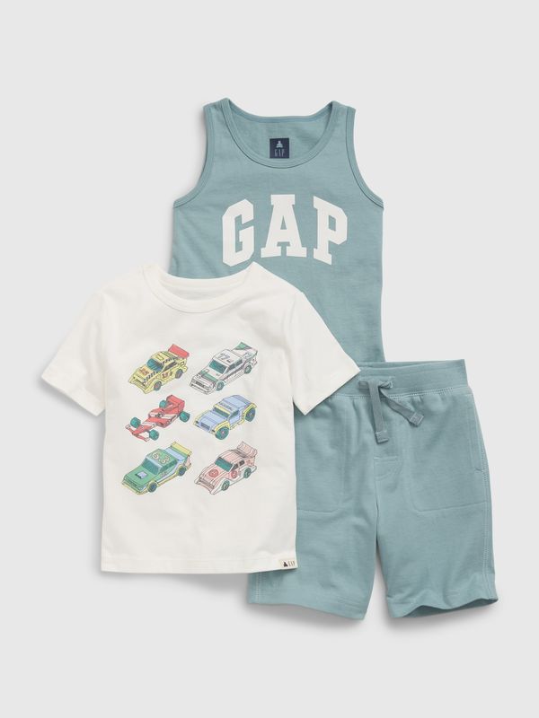 GAP GAP Kids organic outfit set racing cars - Boys