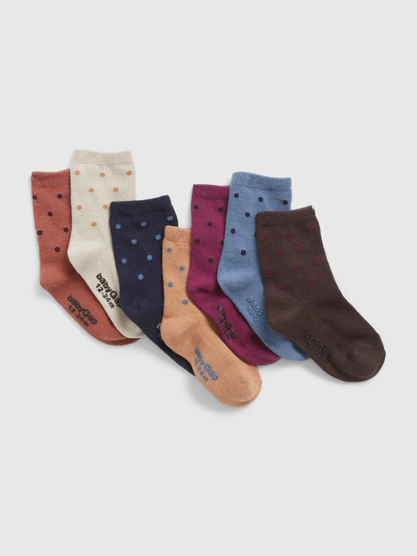 GAP GAP Kids polka dot socks, 7 pairs - Girls