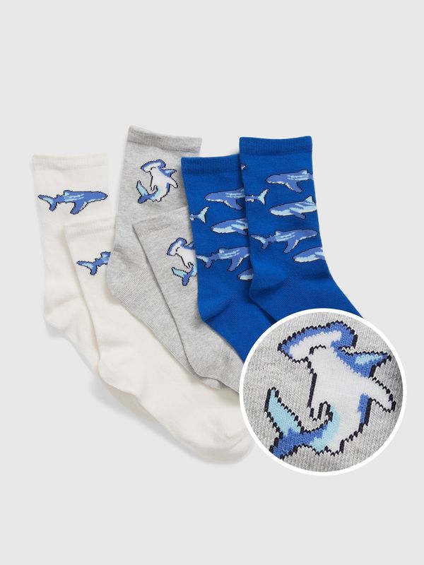 GAP GAP Kids socks shark, 3 pairs - Boys