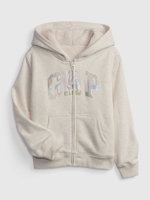 GAP GAP Kids Sweatshirt logo sherpa - Girls