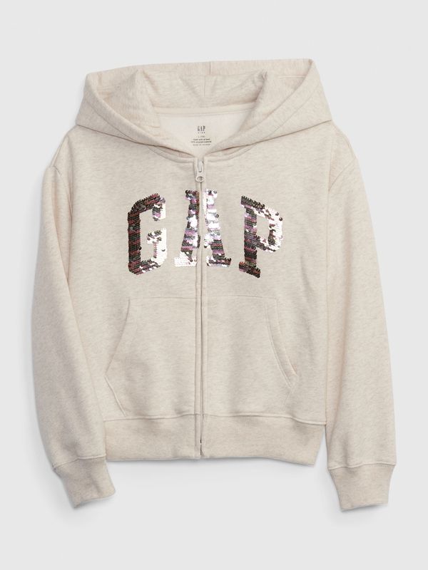 GAP GAP Kids Sweatshirt logo with sequins - Girls