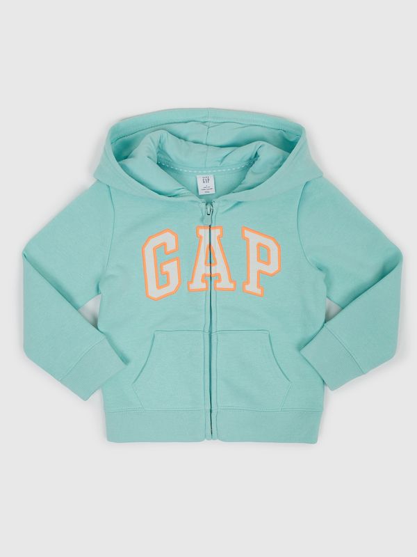 GAP GAP Kids sweatshirt with logo and zipper - Girls