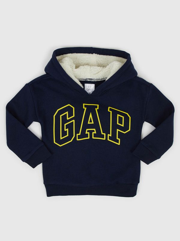 GAP GAP Kids Sweatshirt with Sherpa Hood - Boys