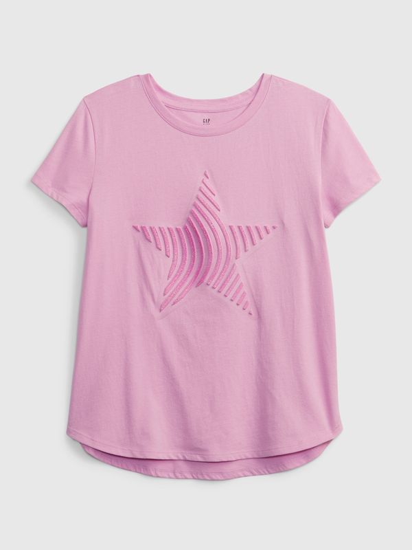 GAP GAP Kids T-shirt oganic star - Girls