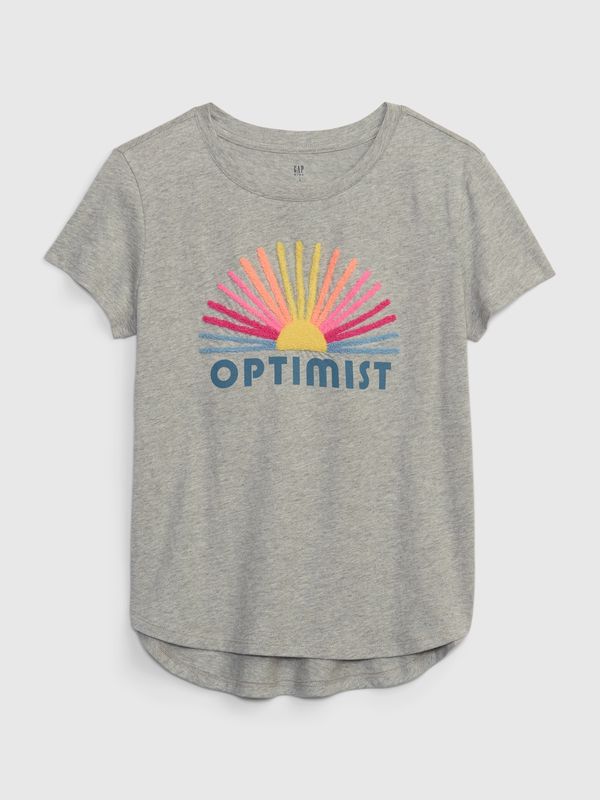GAP GAP Kids T-shirt Optimist - Girls