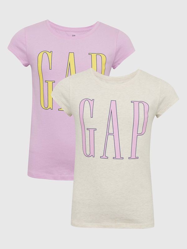 GAP GAP Kids T-shirts logo, 2pcs - Girls