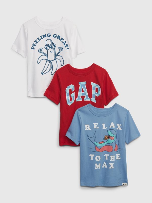 GAP GAP Kids T-shirts organic, 3 pcs - Boys