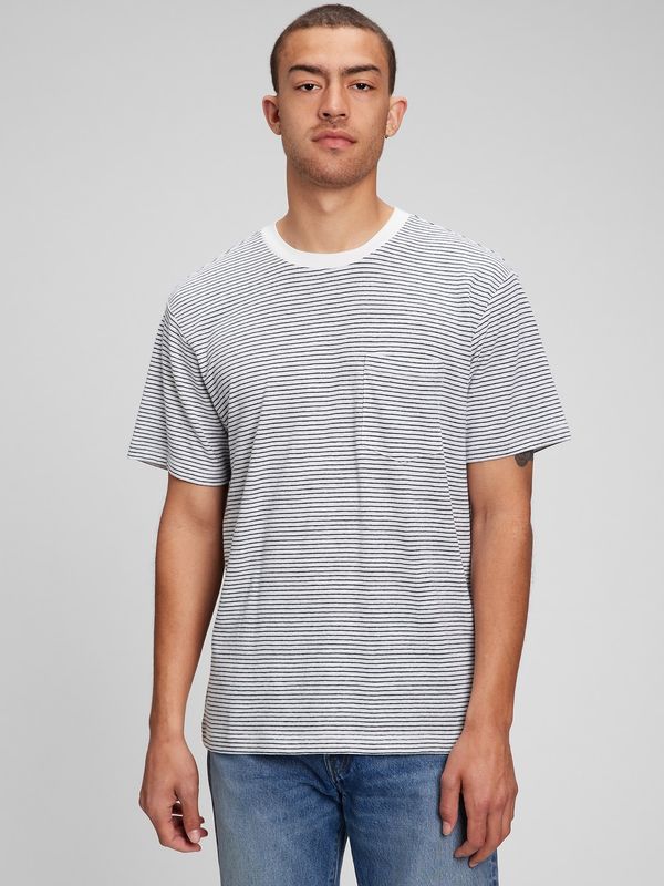 GAP GAP Linen Short Sleeve T-Shirt - Men