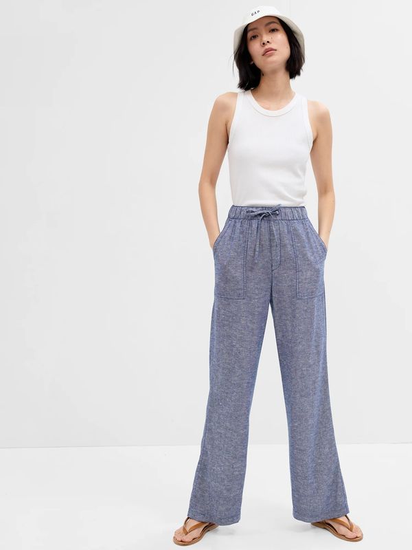 GAP GAP Linen wide trousers - Women