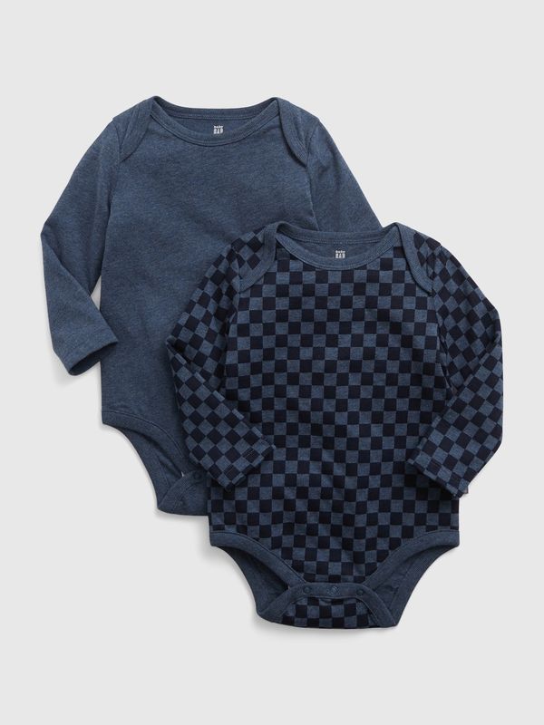 GAP GAP Organic cotton baby body, 2pcs - Boys