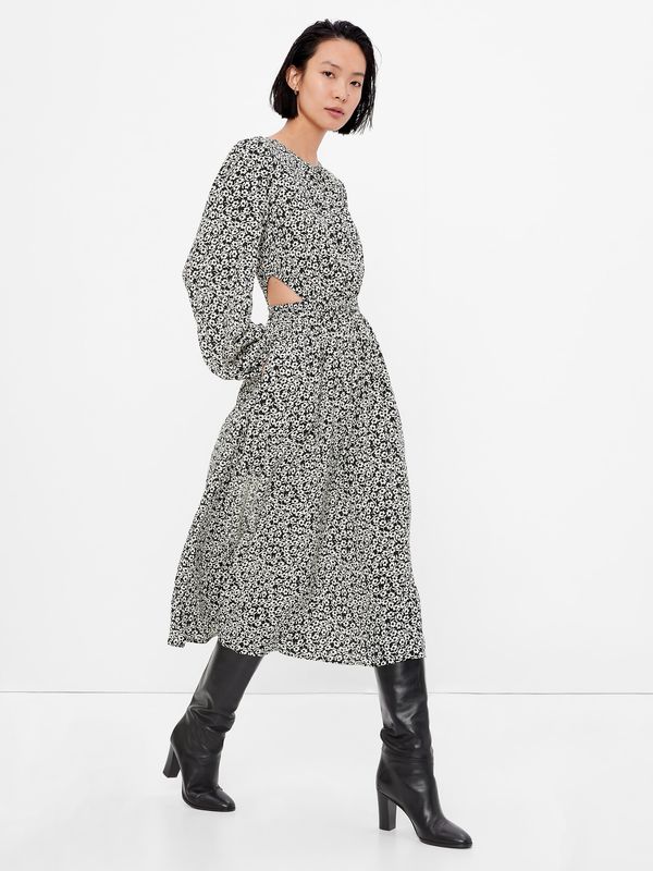 GAP GAP Patterned Midi Dress Lenzing™ Ecovero™ - Women