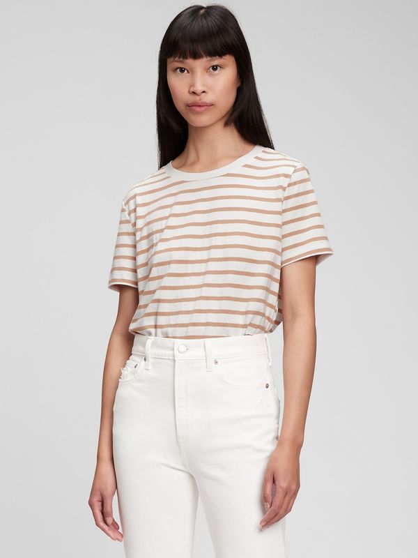 GAP GAP Striped Organic Cotton T-shirt - Women