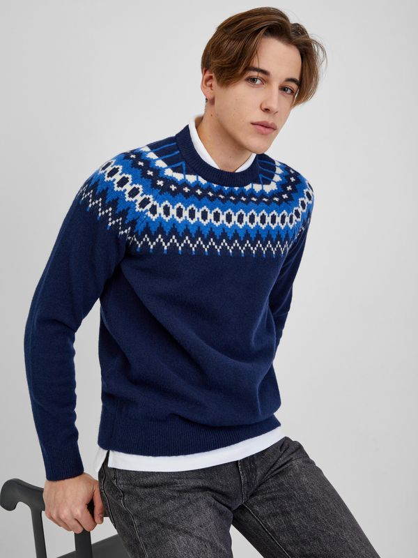 GAP GAP Sweater with Norwegian pattern - Men